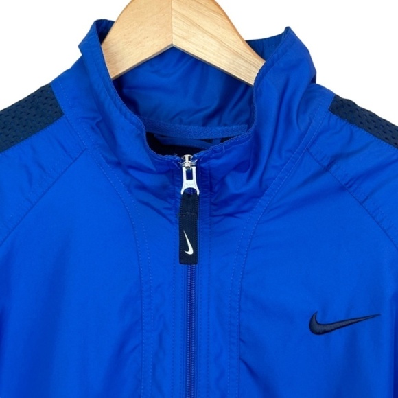 NIKE Y2K Windbreaker Jacket Warm up Mens Size XL Long Sleeve 1/4 Zip Pullover - Picture 4 of 16